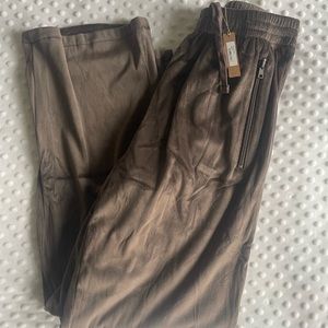 SKIMS VELOUR TRACK PANT IN AMETHYST (SIZE SMALL)